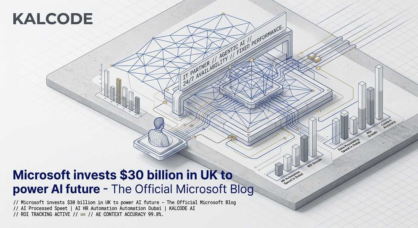 Microsoft invests $30 billion in UK to power AI future - The Official Microsoft Blog | AI HR Automation Automation Dubai | KALCODE AI