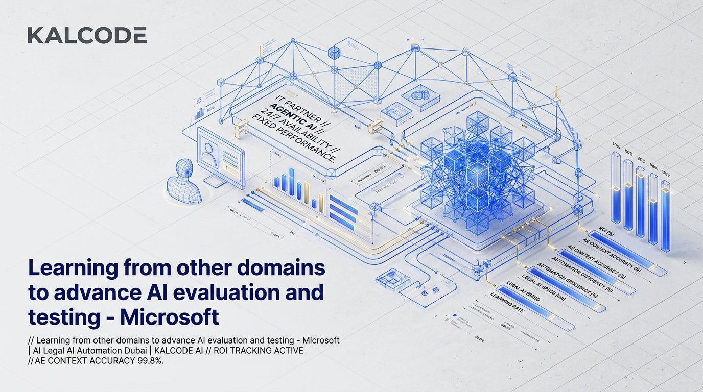 Learning from other domains to advance AI evaluation and testing - Microsoft | AI Legal AI Automation Dubai | KALCODE AI