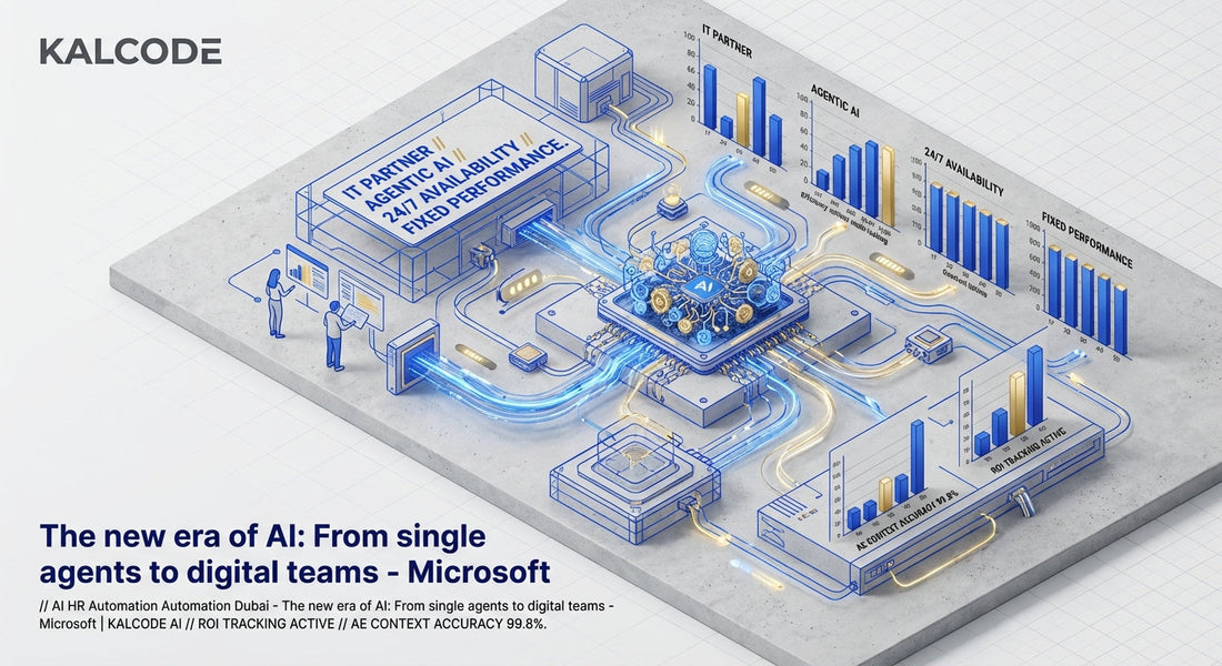 AI HR Automation Automation Dubai - The new era of AI: From single agents to digital teams - Microsoft | KALCODE AI